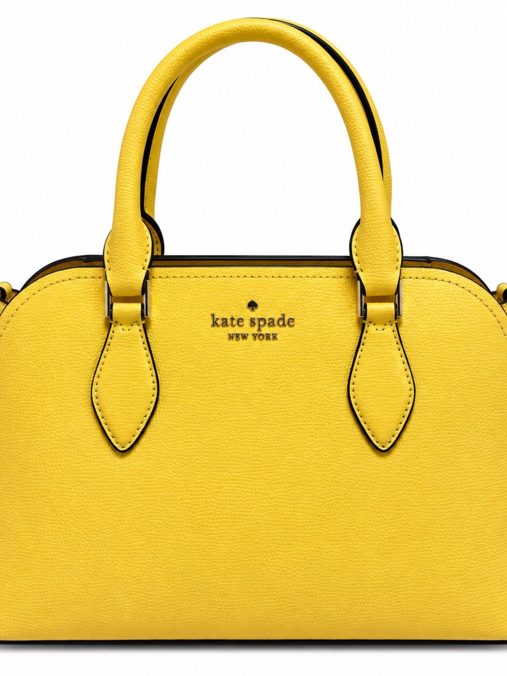 Kate Spade Darcy Small Satchel Daybreak Butter Yellow Leather Crossbody